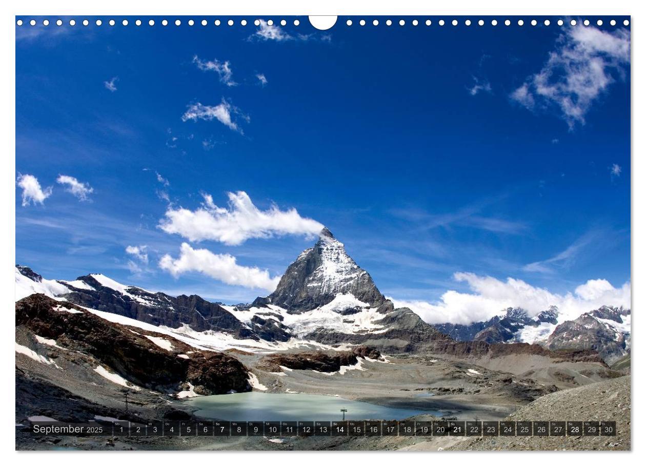 Bild: 9783435729142 | Alpen live - Rund um das Matterhorn (Wandkalender 2025 DIN A3...