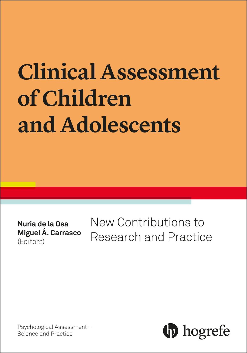 Cover: 9780889376434 | Clinical Assessment of Children and Adolescents | Osa (u. a.) | Buch