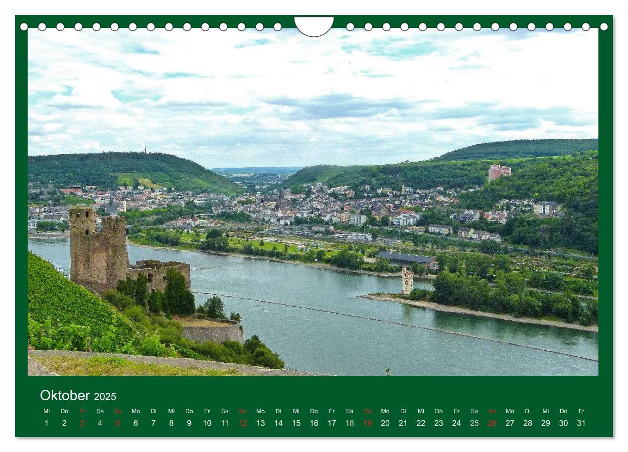 Bild: 9783435792481 | Im Rheingau (Wandkalender 2025 DIN A4 quer), CALVENDO Monatskalender