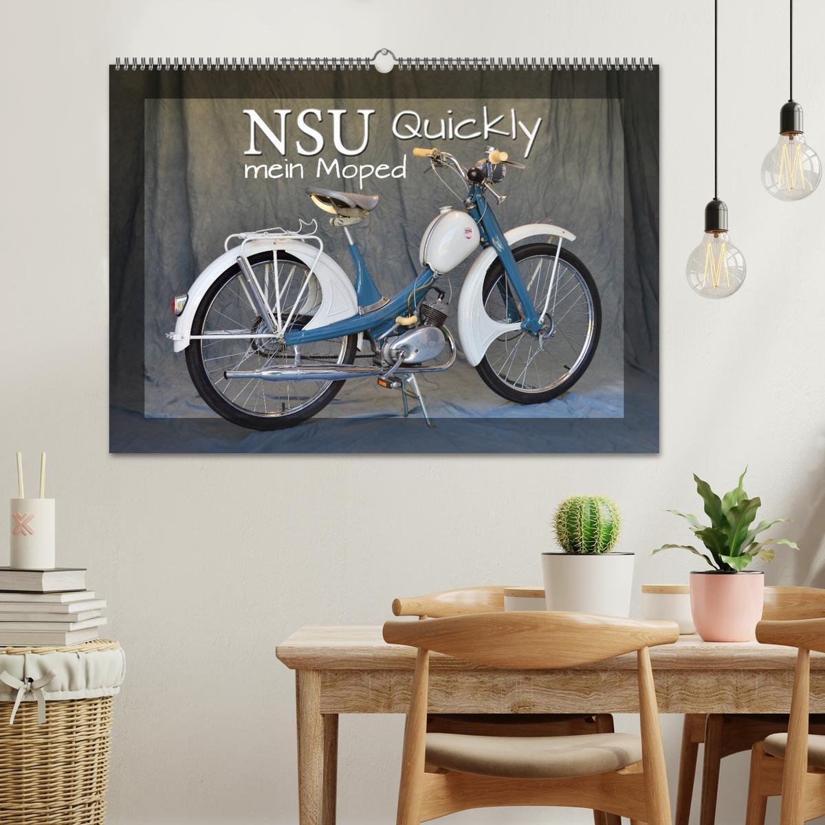 Bild: 9783435404605 | NSU Quickly - Mein Moped (Wandkalender 2025 DIN A2 quer), CALVENDO...