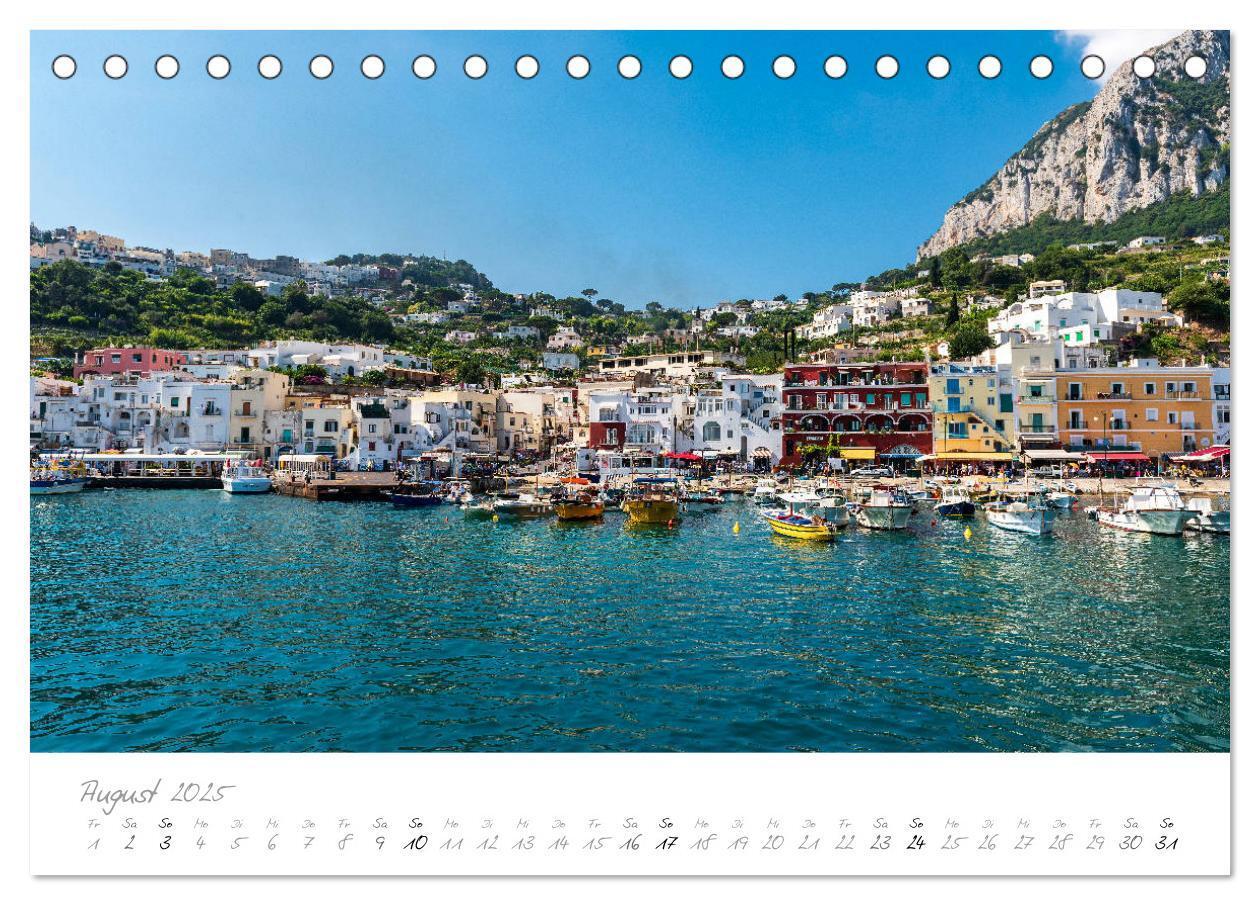 Bild: 9783435210527 | Capri, Insel der Sehnsucht (Tischkalender 2025 DIN A5 quer),...