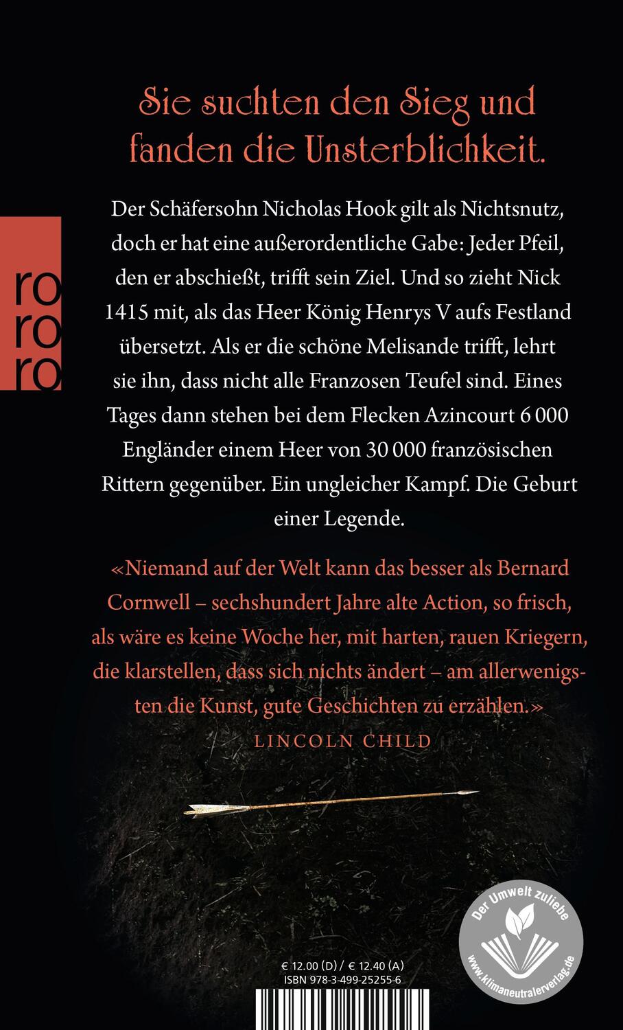 Rückseite: 9783499252556 | Das Zeichen des Sieges | Bernard Cornwell | Taschenbuch | Deutsch