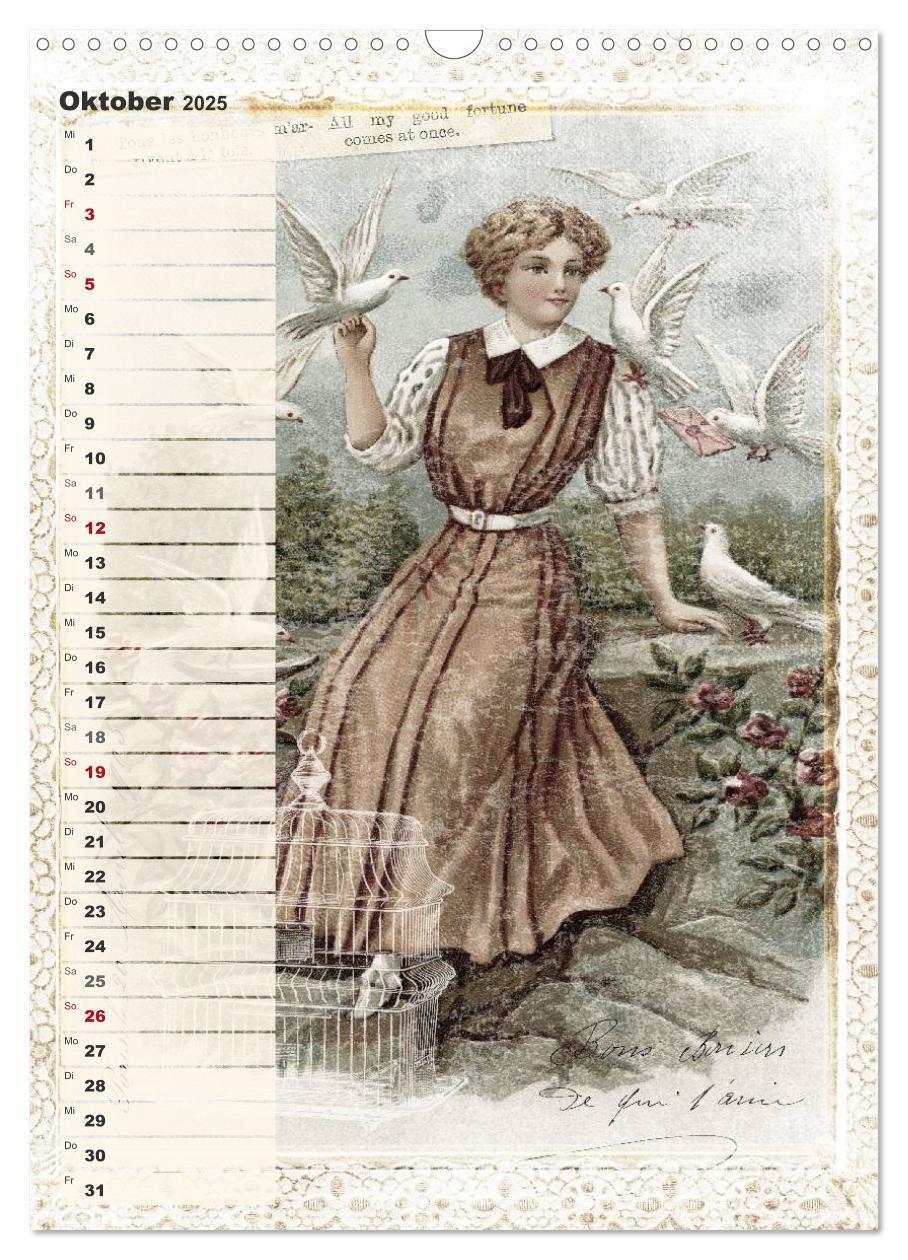 Bild: 9783457021767 | Vintage Welten (Wandkalender 2025 DIN A3 hoch), CALVENDO...