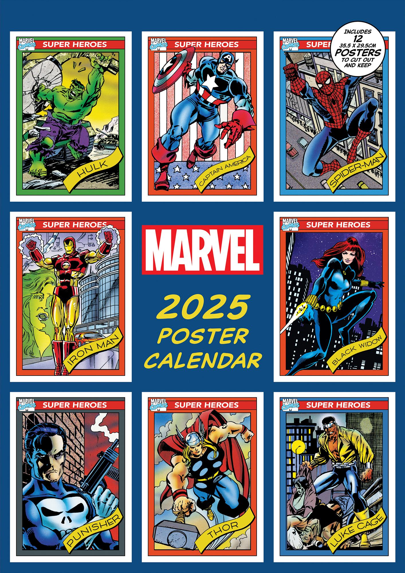 Cover: 9781804231791 | Marvel 2025 Wandkalender 30 x 42 cm | Kalender | 28 S. | Deutsch