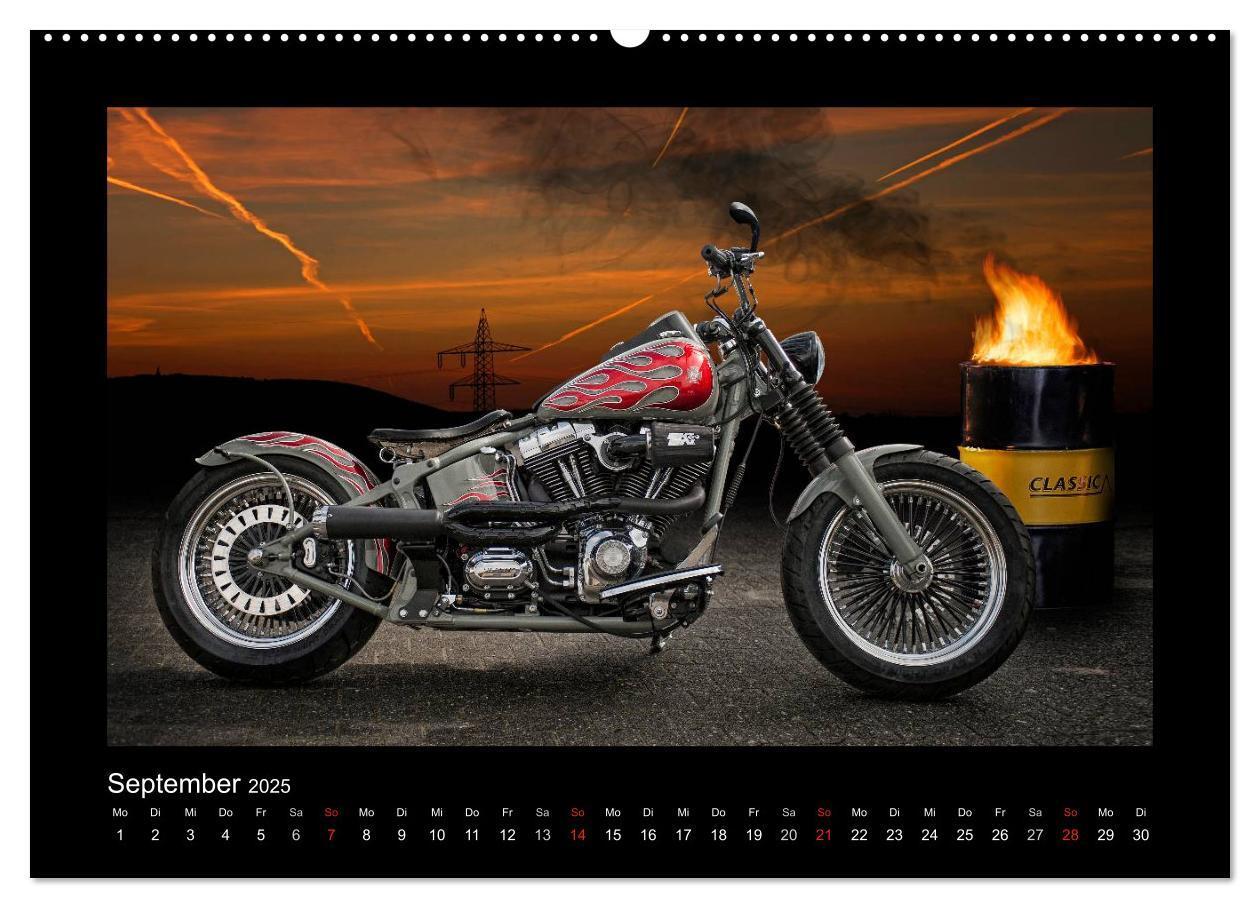 Bild: 9783435708505 | Motorrad-Träume ¿ Chopper und Custombikes (Wandkalender 2025 DIN A2...