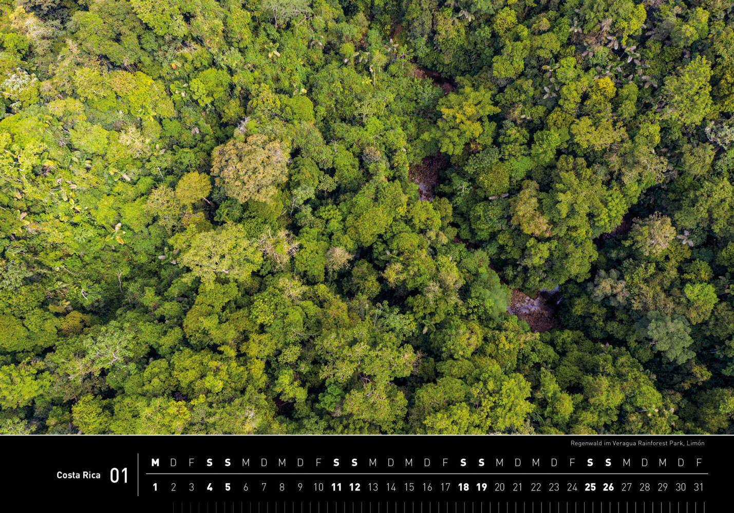 Bild: 9783968555362 | 360° Costa Rica Premiumkalender 2025 | Holger Leue | Kalender | 13 S.