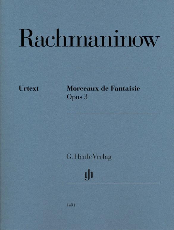 Cover: 9790201814919 | Sergej Rachmaninow - Morceaux de Fantaisie op. 3 | Dominik Rahmer