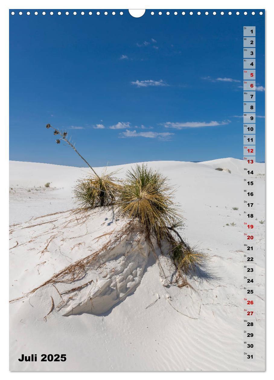 Bild: 9783435962471 | WHITE SANDS NATIONAL MONUMENT Wüstenimpressionen (Wandkalender 2025...