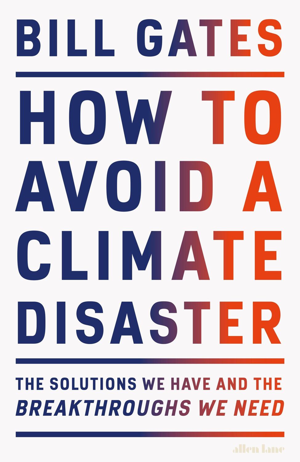 Cover: 9780241448304 | How to Avoid a Climate Disaster | Bill Gates | Buch | 272 S. | 2021