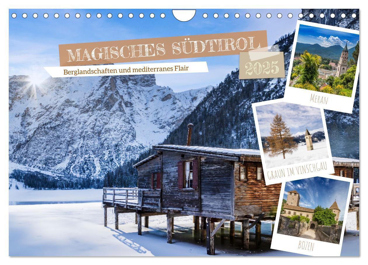 Cover: 9783457153529 | MAGISCHES SÜDTIROL (Wandkalender 2025 DIN A4 quer), CALVENDO...