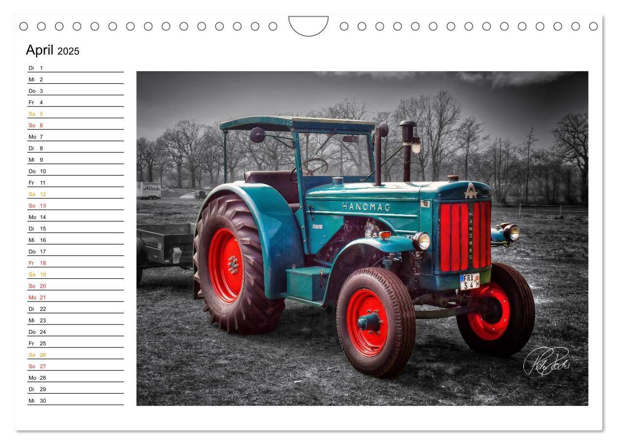 Bild: 9783435736614 | Trecker - Oldtimer / Geburtstagskalender (Wandkalender 2025 DIN A4...