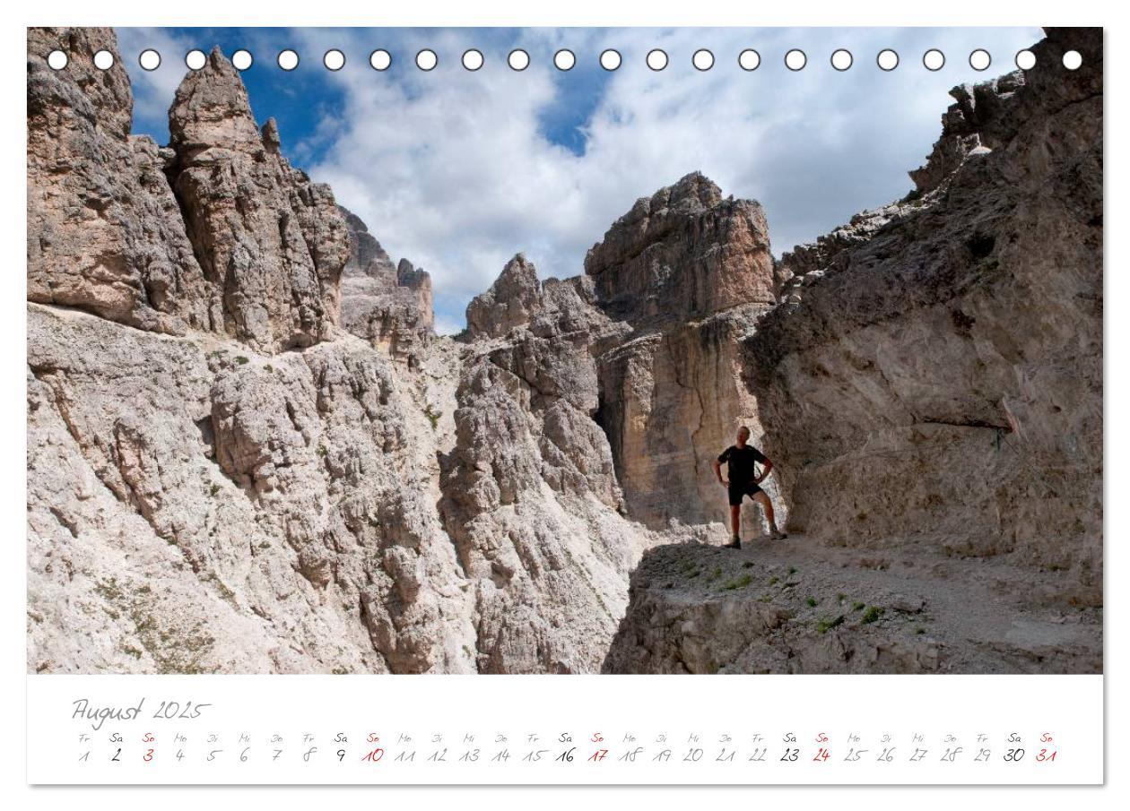 Bild: 9783435513819 | Süchtig nach den Dolomiten (Tischkalender 2025 DIN A5 quer),...