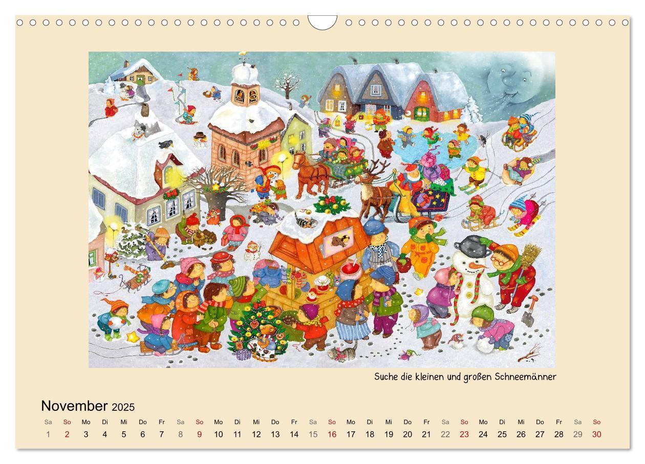 Bild: 9783435835188 | Wimmelbilder (Wandkalender 2025 DIN A3 quer), CALVENDO Monatskalender