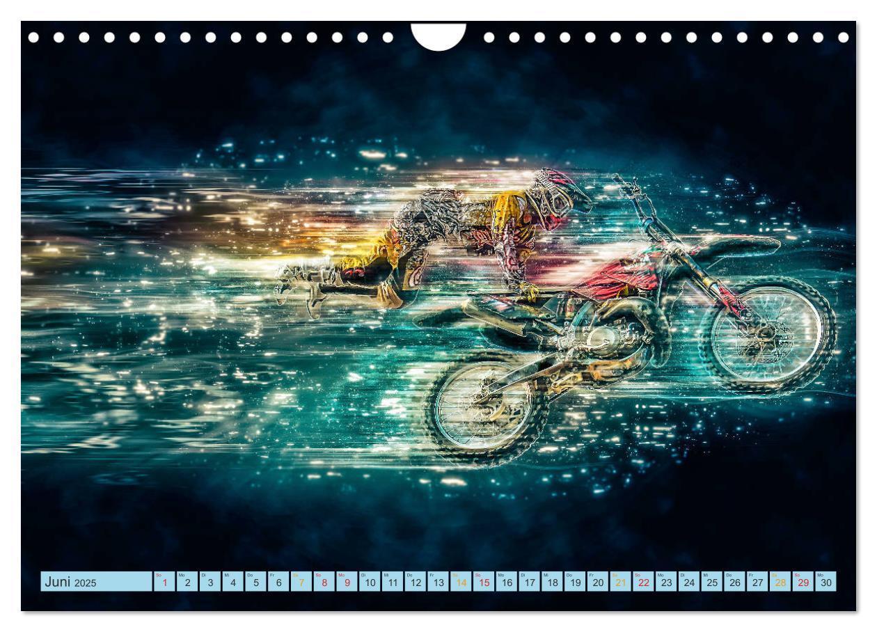 Bild: 9783435410286 | Motocross - extrem cool (Wandkalender 2025 DIN A4 quer), CALVENDO...