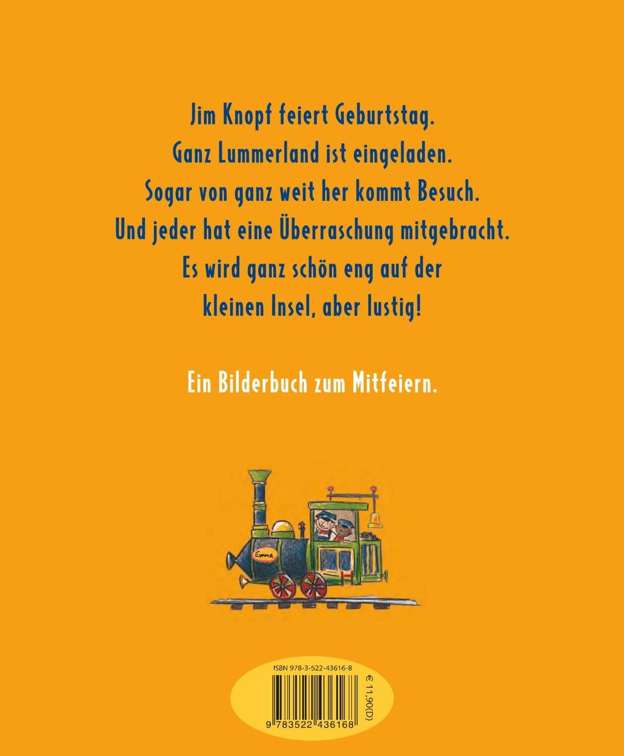 Rückseite: 9783522436168 | Alles Gute zum Geburtstag, Jim Knopf! | Michael Ende (u. a.) | Buch