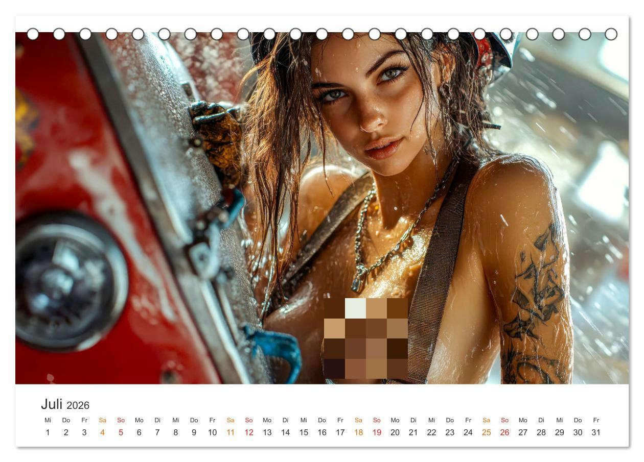 Bild: 9783457261156 | Feuerwehrfrauen - Feuer und Flamme (Tischkalender 2026 DIN A5...