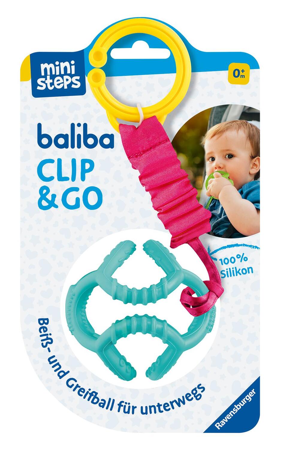 Cover: 4005556045839 | Ravensburger 4583 baliba Clip &amp; Go - Flexibler Ball mit Befestigung...