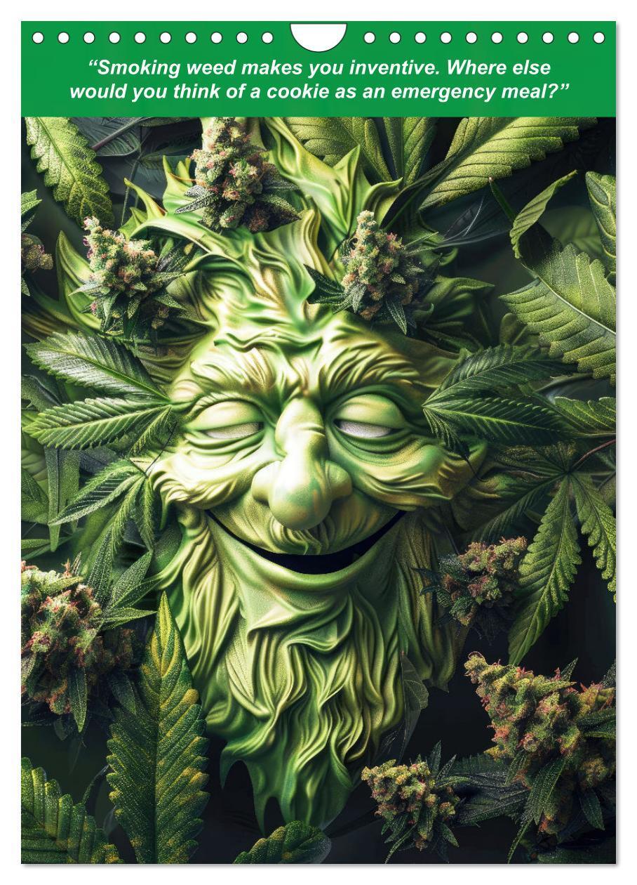 Bild: 9781325980925 | The funniest cannabis pictures and slogans (Wall Calendar 2025 DIN...