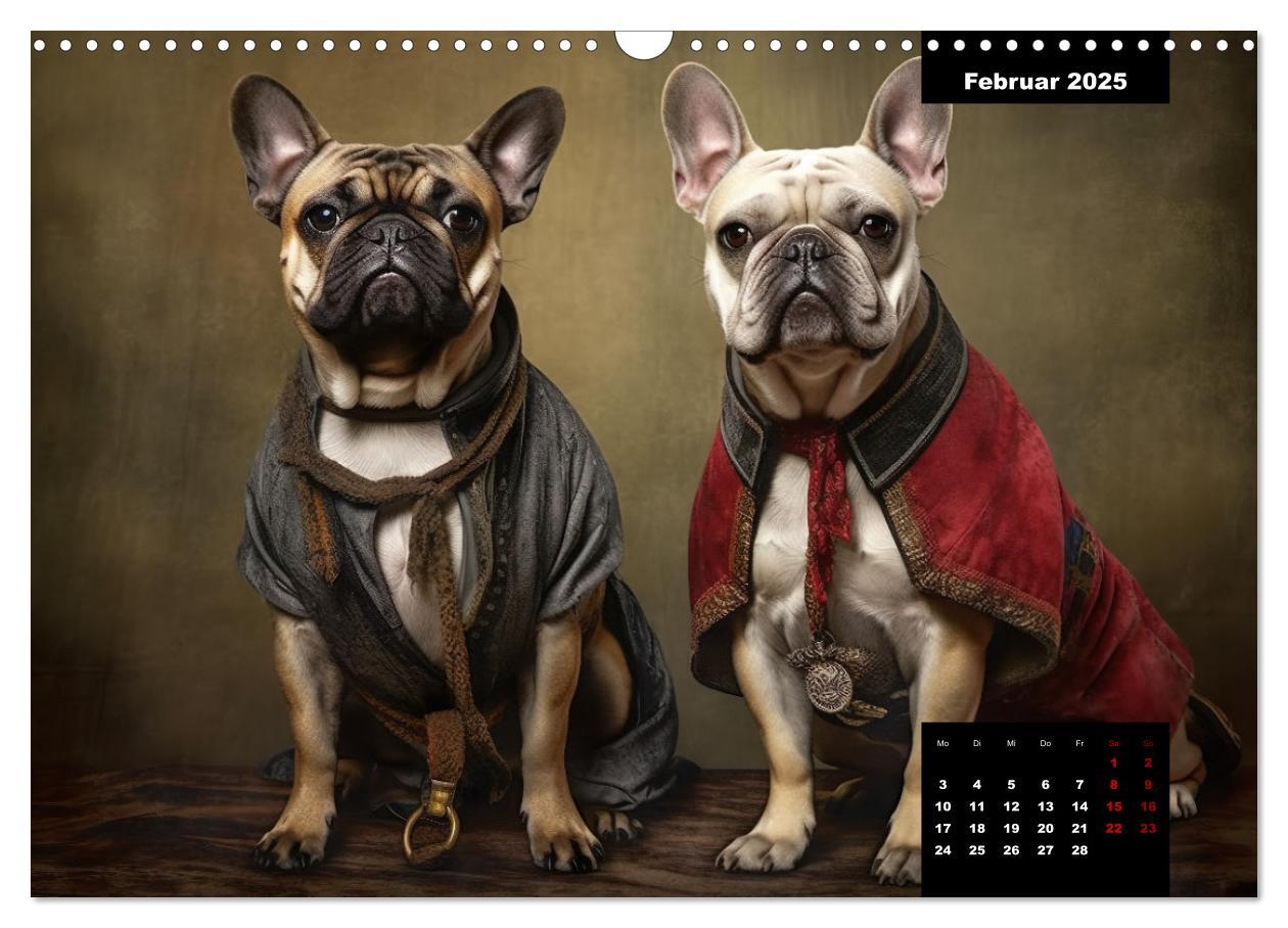 Bild: 9783383891779 | Französische Bulldogge KI Digiart (Wandkalender 2025 DIN A3 quer),...