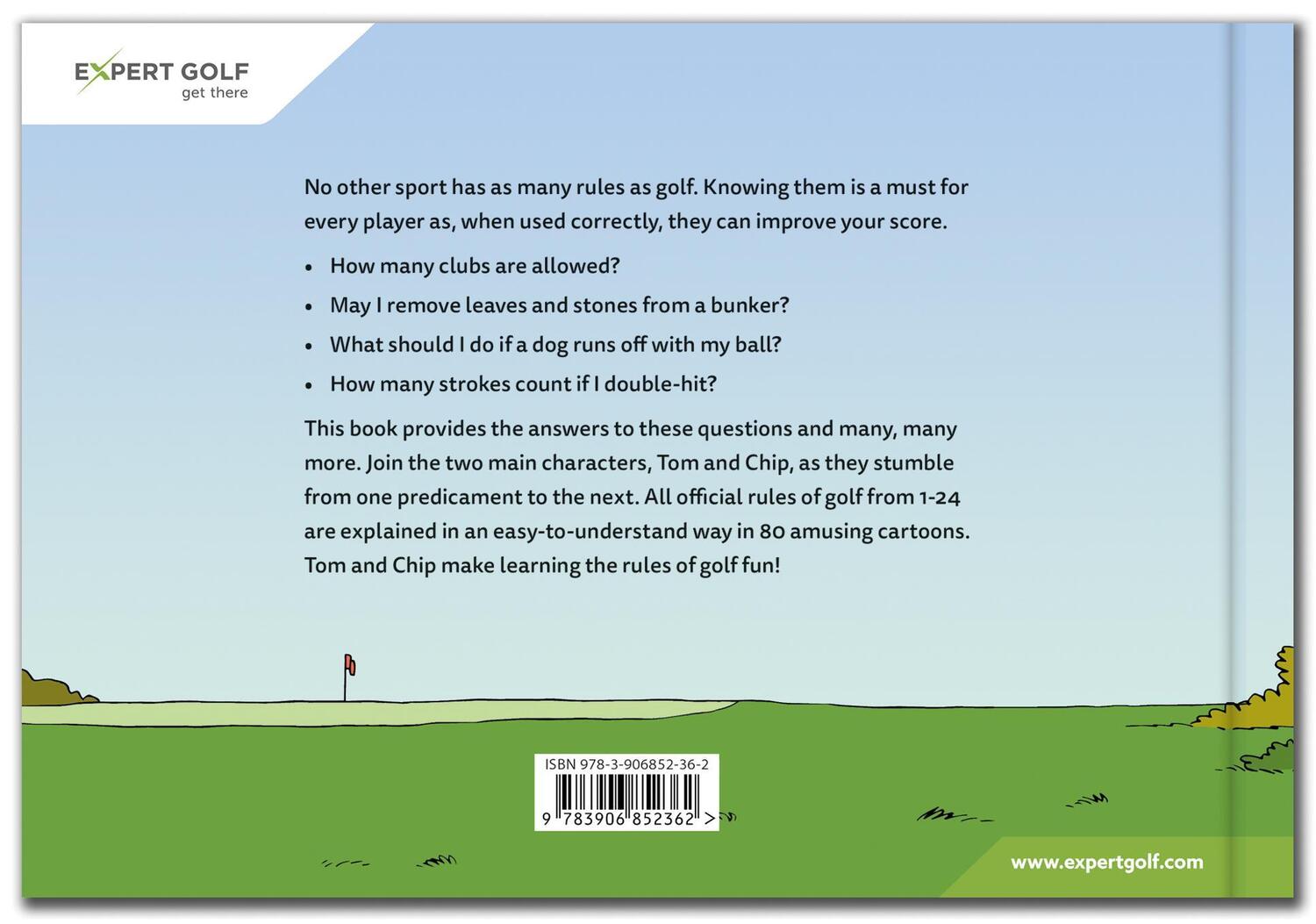 Rückseite: 9783906852362 | Golf Rules Cartoons with Tom &amp; Chip | Yves C. Ton-That (u. a.) | Buch