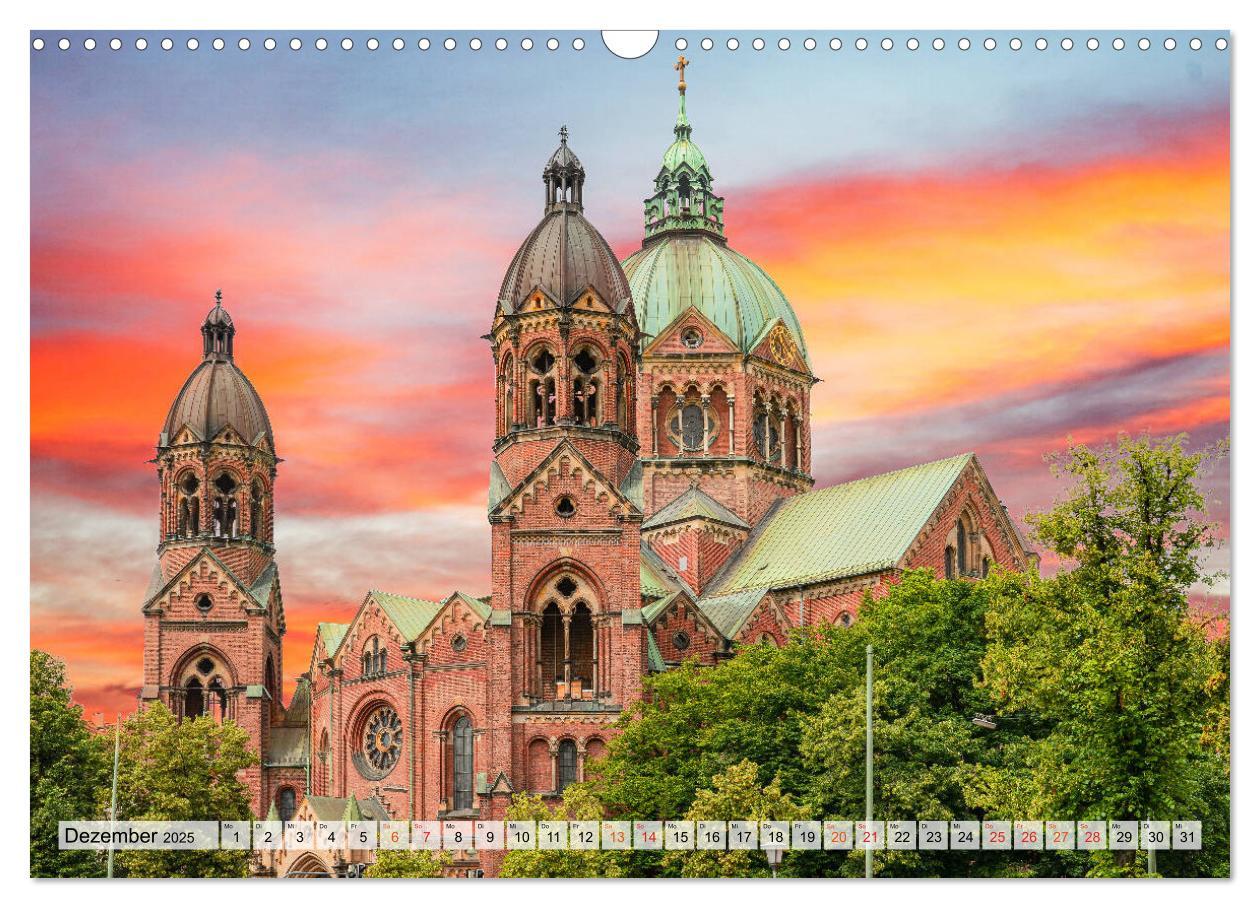 Bild: 9783435211555 | München Impressionen (Wandkalender 2025 DIN A3 quer), CALVENDO...