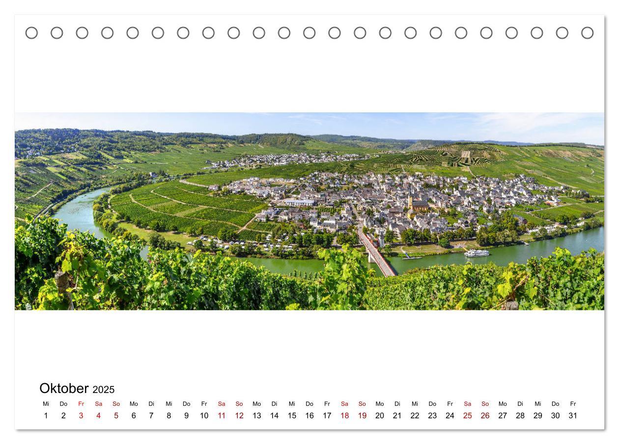 Bild: 9783435184774 | Mosel im Panorama (Tischkalender 2025 DIN A5 quer), CALVENDO...