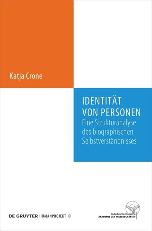 Cover: 9783110634273 | Identität von Personen | Katja Crone | Taschenbuch | ISSN | Paperback