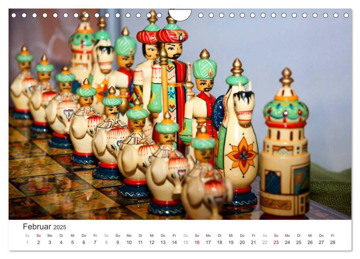 Bild: 9783435489879 | Schach 2025. Impressionen von Figuren und Spielen (Wandkalender...