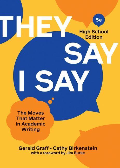 Cover: 9780393542271 | They Say / I Say | Gerald Graff (u. a.) | Buch | Englisch | 2021