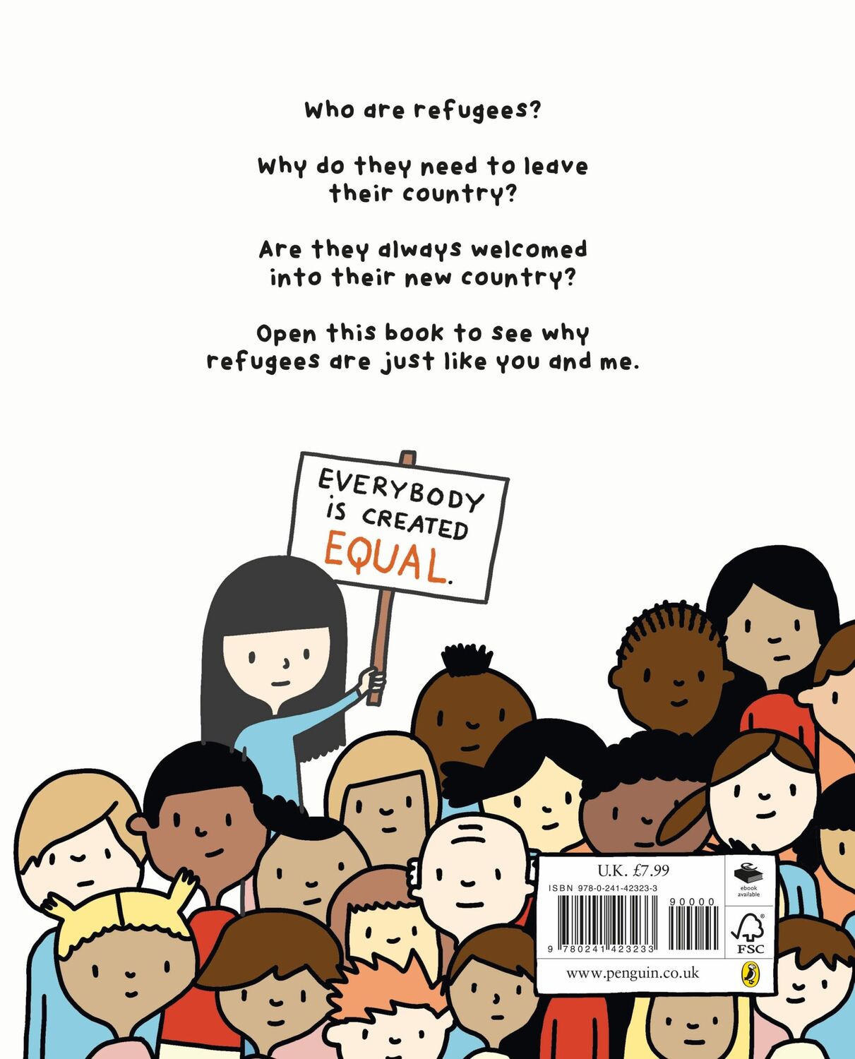 Rückseite: 9780241423233 | What Is A Refugee? | Elise Gravel | Taschenbuch | Picture book | 32 S.