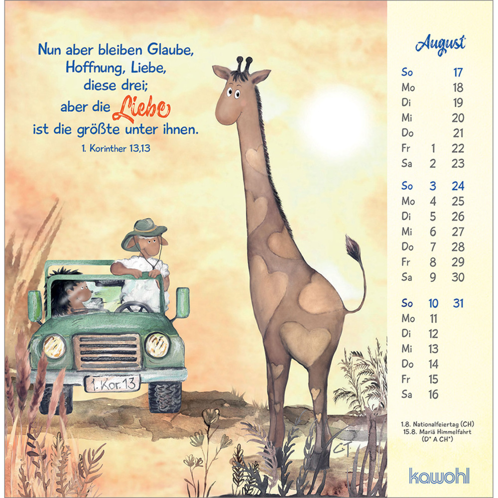 Bild: 9783754875056 | Freu dich mit uns! 2025 | Postkarten-Kalender | Conny Trometer | 13 S.