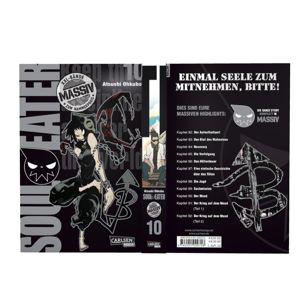 Bild: 9783551029706 | Soul Eater Massiv 10 | Düstere Manga Fantasy-Action im Sammelband