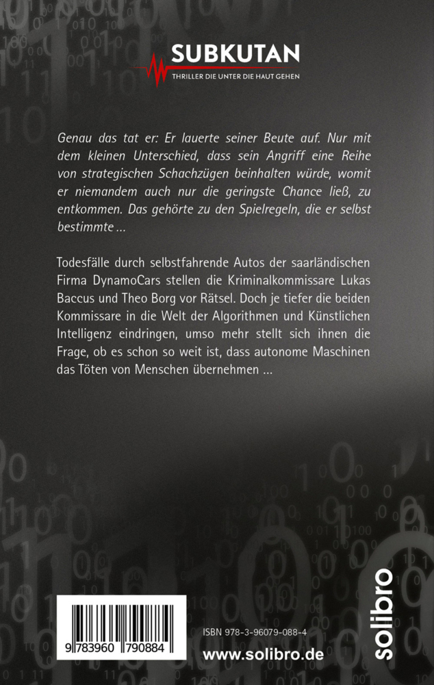 Bild: 9783960790884 | Kriminelle Intelligenz | Ein Baccus-Borg-Krimi | Elke Schwab | Buch