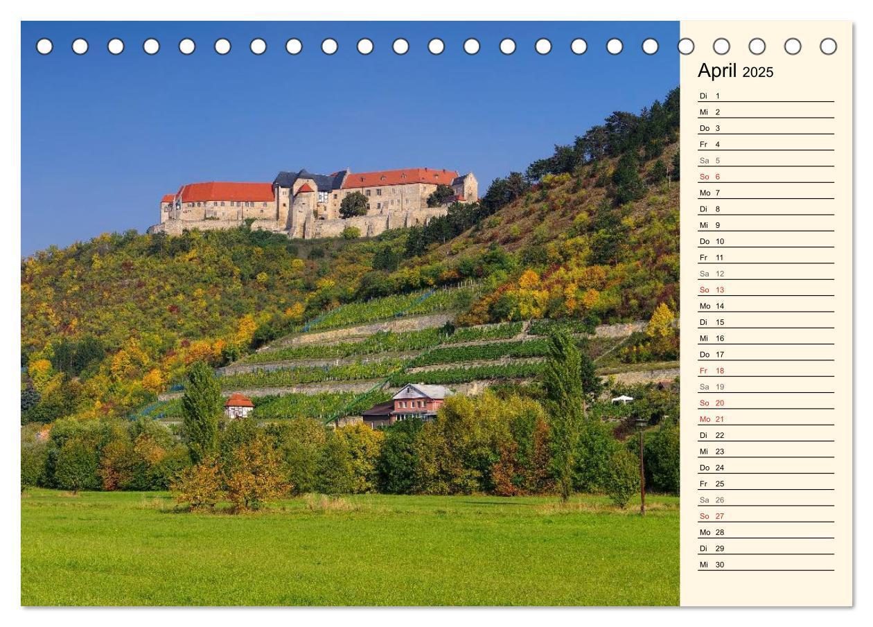 Bild: 9783435506422 | Saale-Unstrut - Region aus Wein und Stein (Tischkalender 2025 DIN...