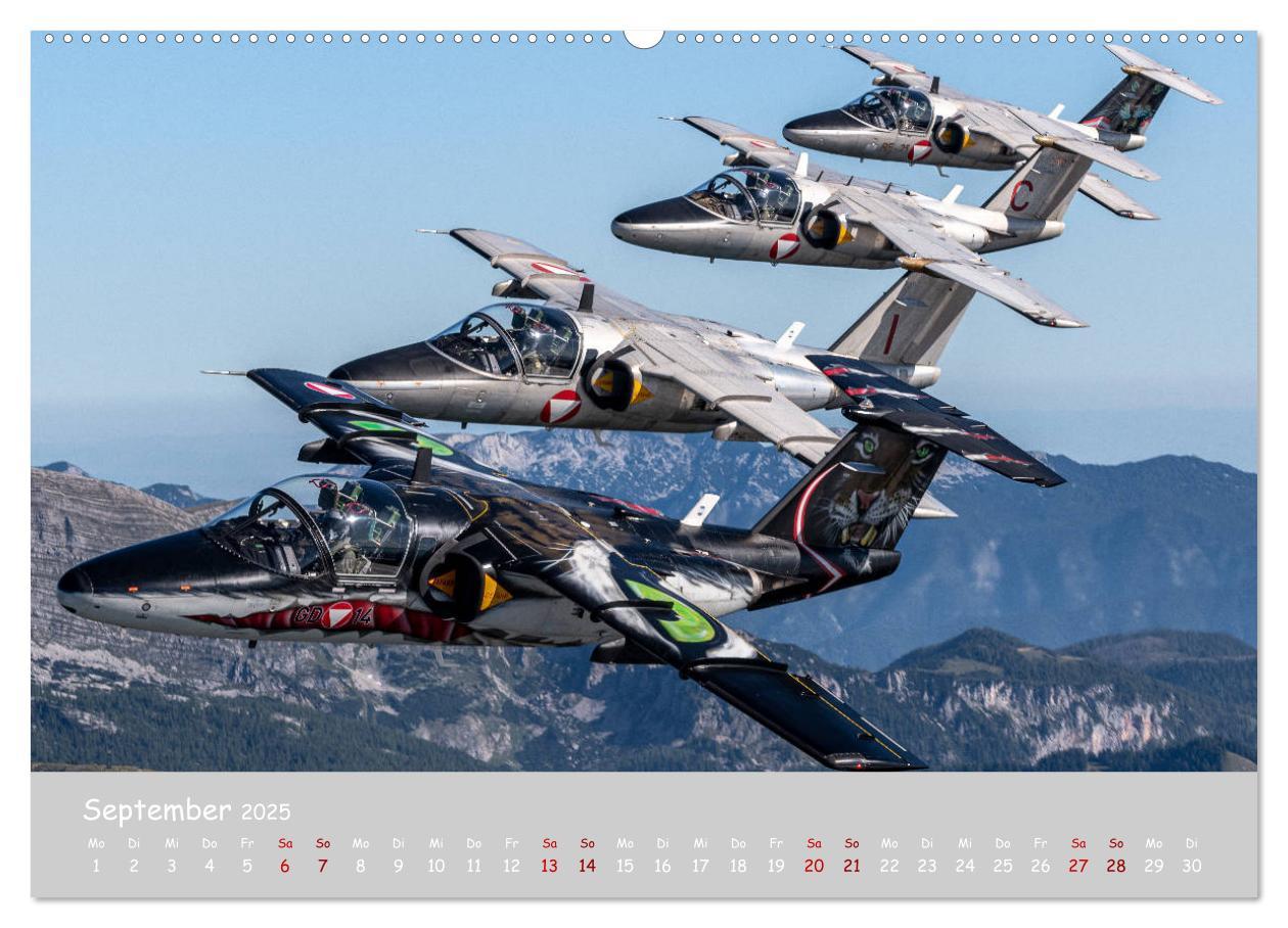 Bild: 9783435159086 | Saab Airpower (Wandkalender 2025 DIN A2 quer), CALVENDO Monatskalender