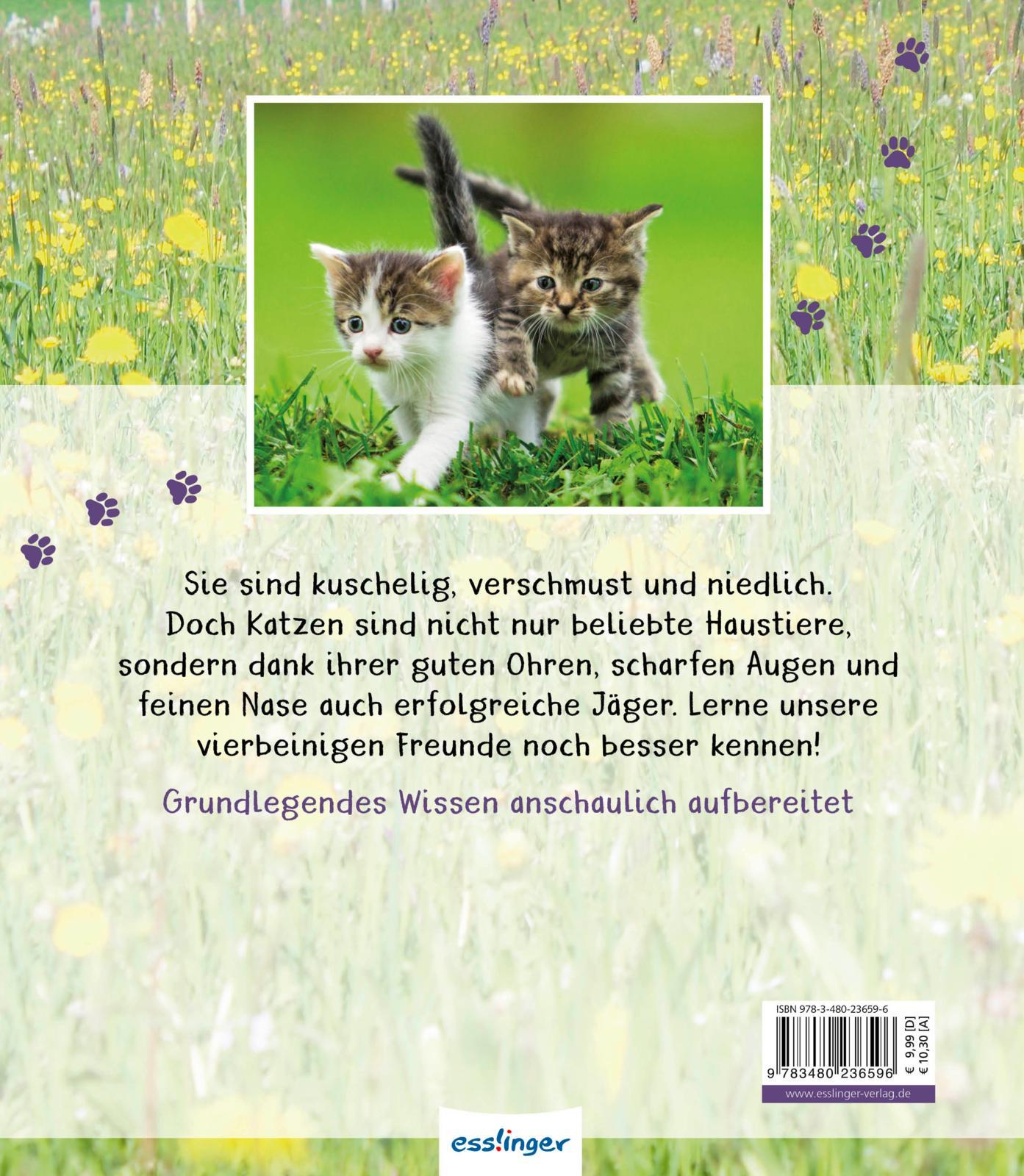 Rückseite: 9783480236596 | Meine große Tierbibliothek: Die Katze | Stéphanie Ledu-Frattini | Buch