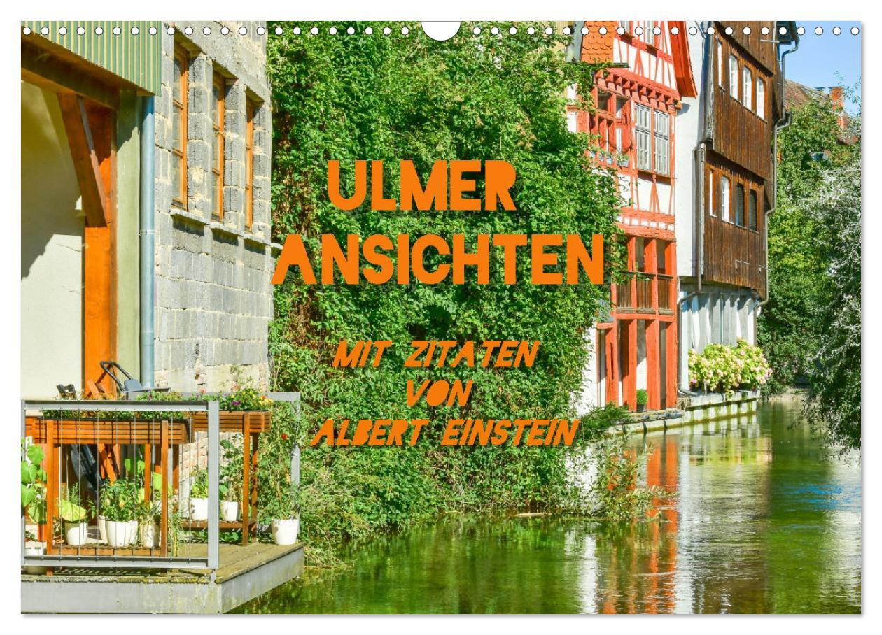 Cover: 9783383941009 | Ulmer Ansichten mit Zitaten von Albert Einstein (Wandkalender 2025...