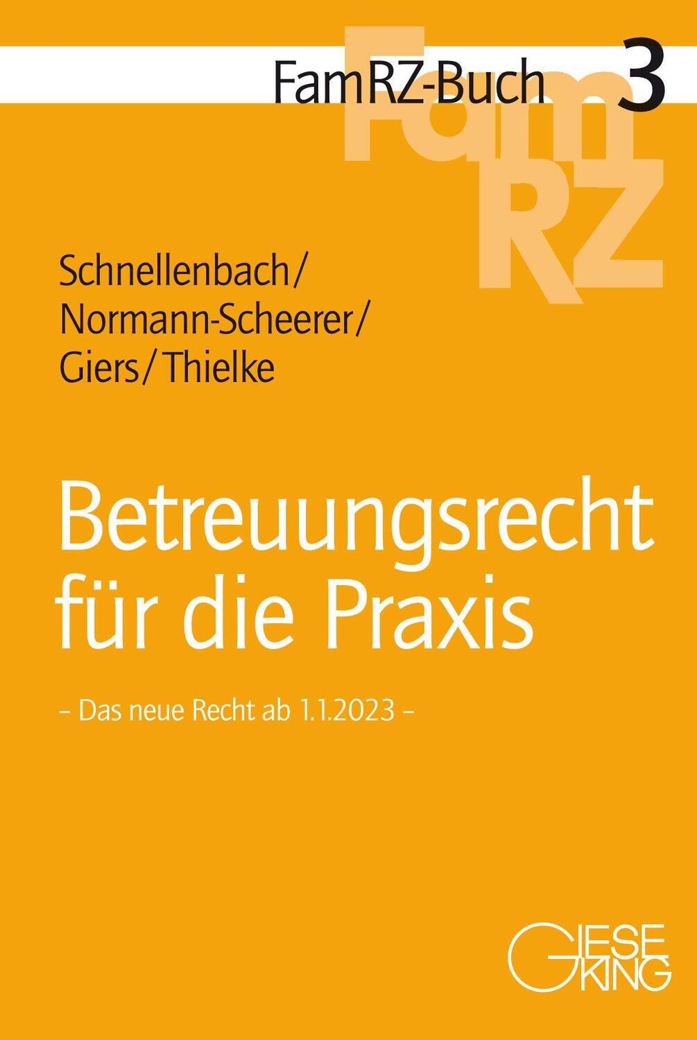 Cover: 9783769412741 | Betreuungsrecht für die Praxis | Das neue Recht ab 1.1.2023 | Buch