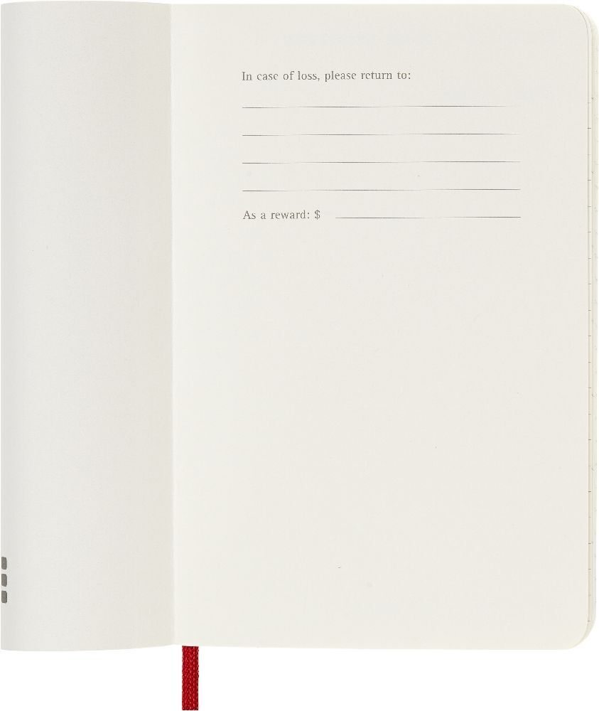 Bild: 8056598856743 | Moleskine 12 Monate Wochen Notizkalender 2024, Pocket/A6, Scharlachrot