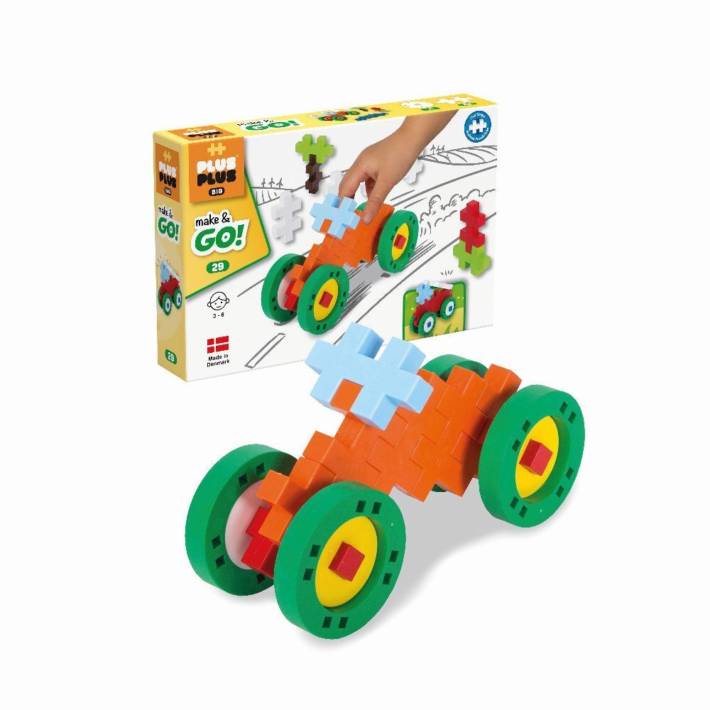 Bild: 5710409201209 | Plus Plus,29 Kreativ Bausteine BIG GO! Fahrzeuge | Stück | Plus-Plus