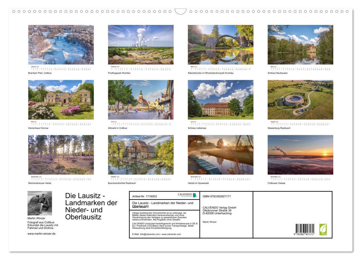 Bild: 9783383927171 | Die Lausitz - Landmarken der Nieder- und Oberlausitz (Wandkalender...