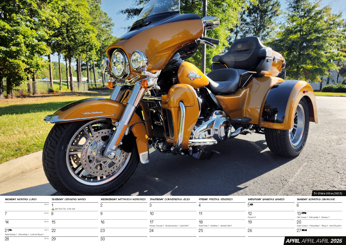 Bild: 9798893610314 | Harleys 2025 - Der Harley Davidson Kalender | Kalender | 14 S. | 2025