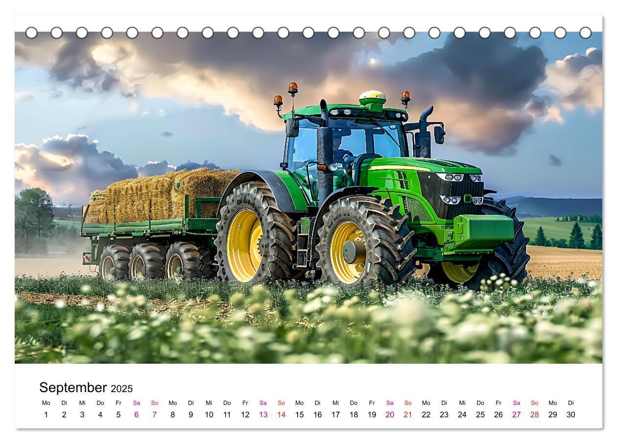 Bild: 9783457174876 | Traktoren Power (Tischkalender 2025 DIN A5 quer), CALVENDO...