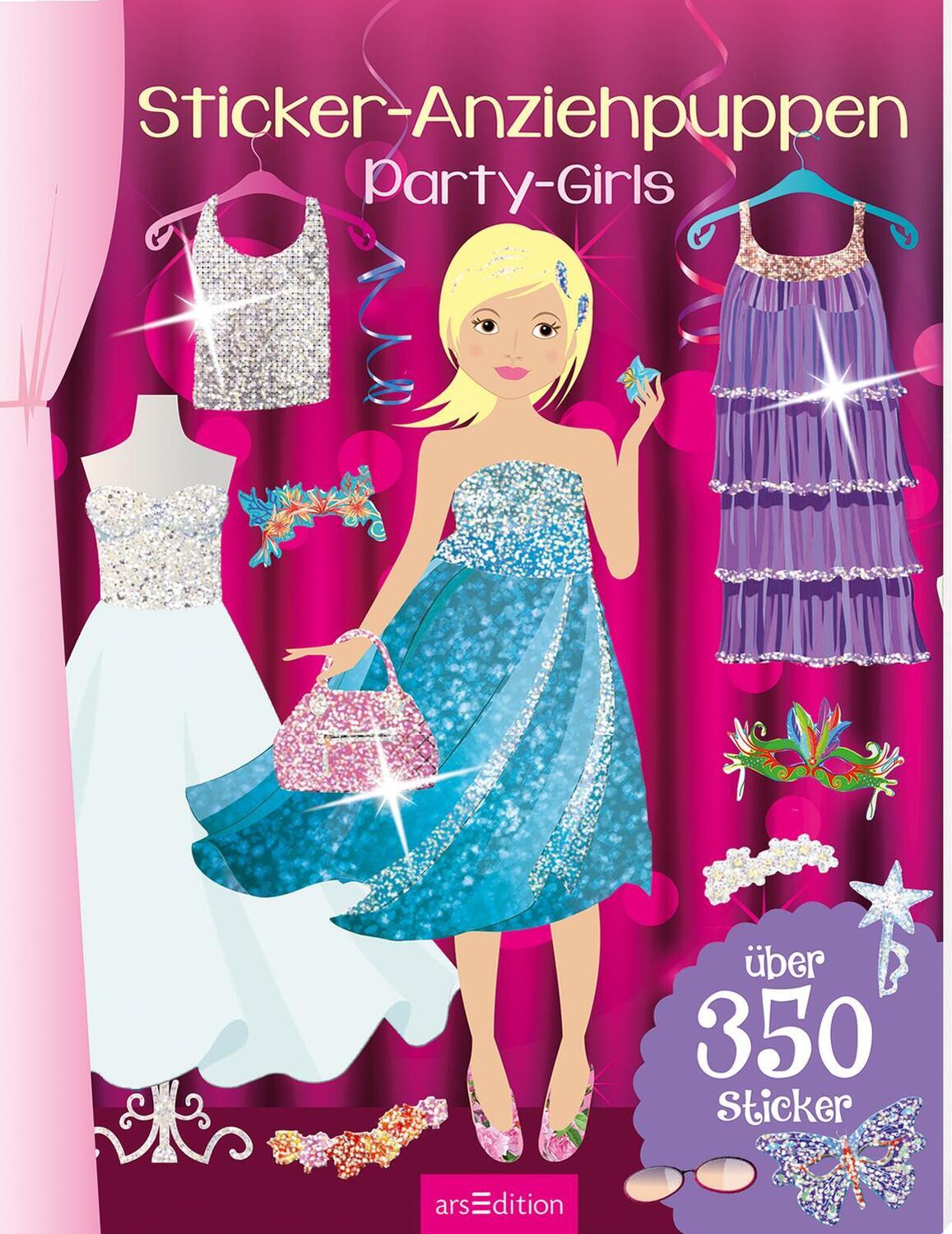 Cover: 9783845816562 | Sticker-Anziehpuppen - Party-Girls | Taschenbuch | 40 S. | Deutsch