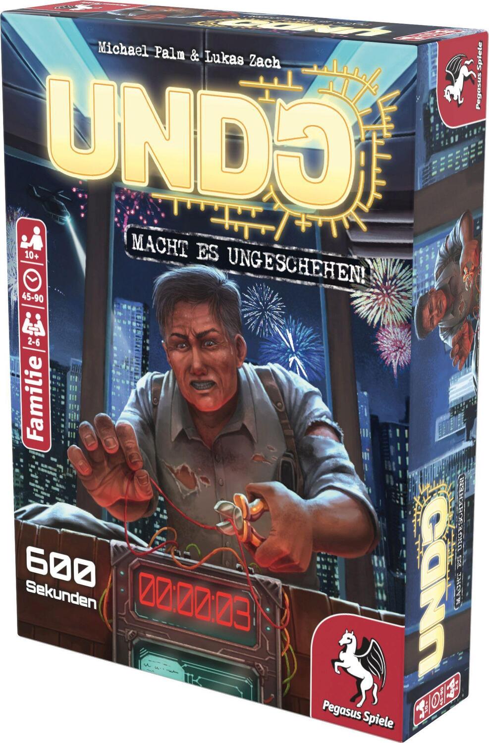 Bild: 4250231726064 | UNDO - 600 Sekunden | Spiel | Deutsch | 2020 | Pegasus