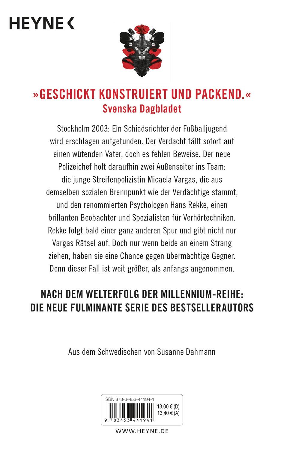 Bild: 9783453441941 | Der Mann aus dem Schatten | Thriller | David Lagercrantz | Taschenbuch