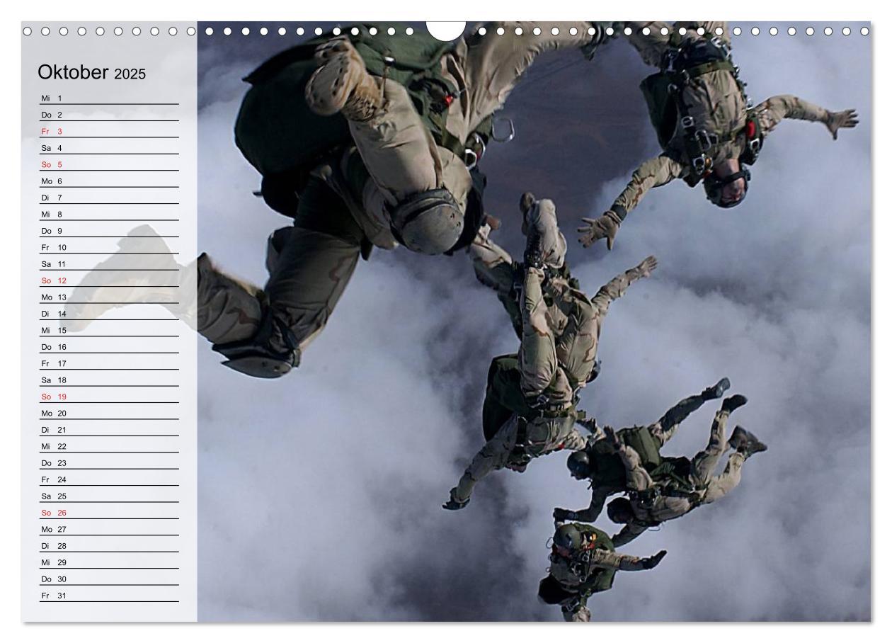 Bild: 9783435547494 | Fallschirmspringer. Absprung der U.S. Navy Seals (Wandkalender 2025...