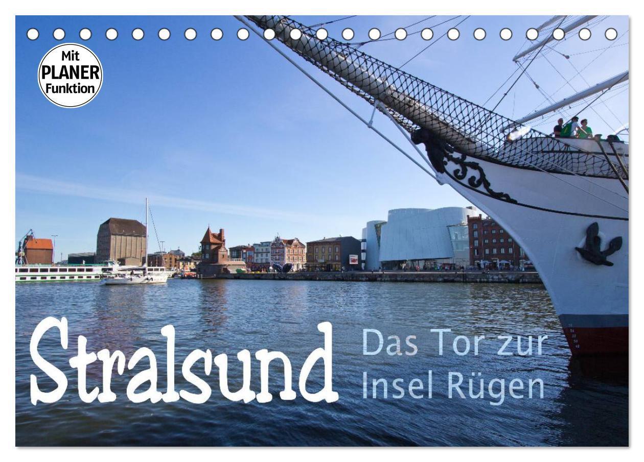 Cover: 9783435546848 | Stralsund. Das Tor zur Insel Rügen (Tischkalender 2025 DIN A5...