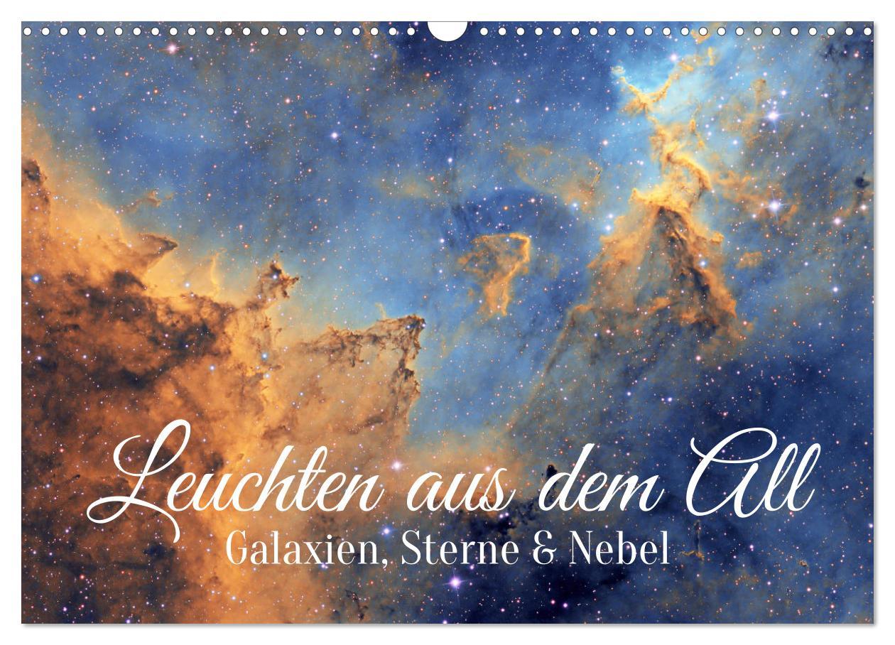 Cover: 9783435055340 | Galaxien, Sterne und Nebel: Leuchten aus dem All (Wandkalender 2025...