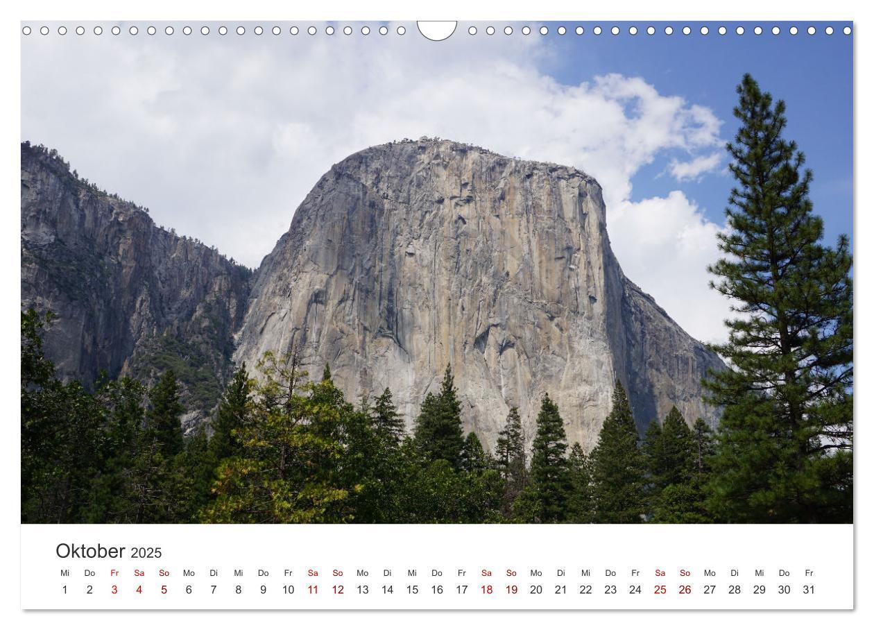 Bild: 9783435354863 | Yosemite - Nationalpark (Wandkalender 2025 DIN A3 quer), CALVENDO...